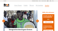 Desktop Screenshot of brot-fuer-die-welt.de